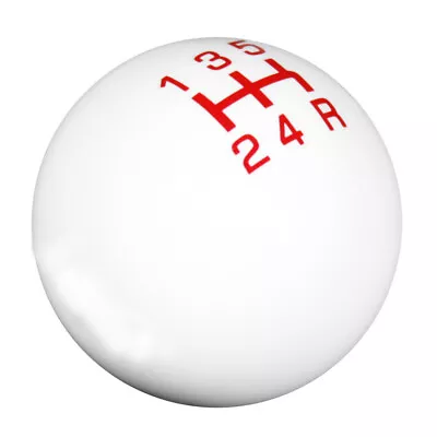 $15.60 • Buy For DODGE 5-Speed Manual Transmission Stick Shift Knob White Ball Red Gear Lever