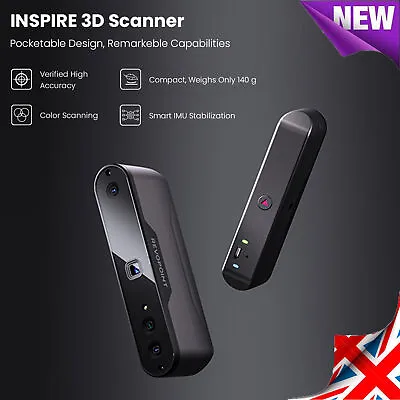 Revopoint Handheld And Desktop 3D Scanner Precision High Fidelity Color Scans UK • £350.01