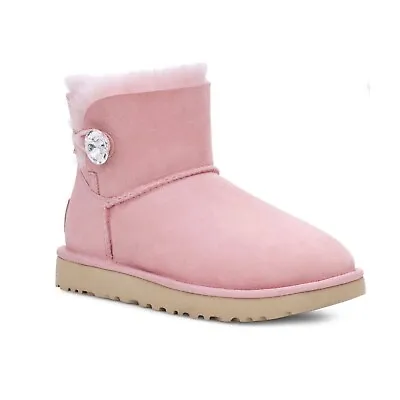 UGG Mini Bailey Button Bling Boot Size 5 • $100