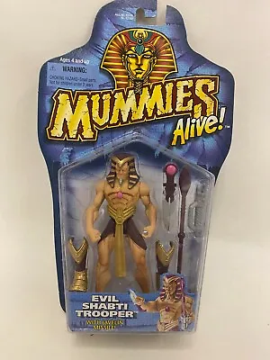 1997 Kenner Mummies Alive  Evil Shabti Trooper Factory Sealed Card • $24.99