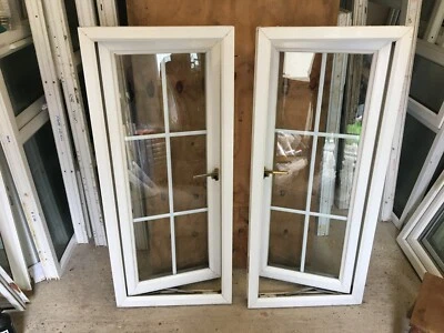 £150 • Buy Matching Pair Georgian DOUBLE GLAZED WINDOWS Size H134 X W58.5cm  (SJ132)