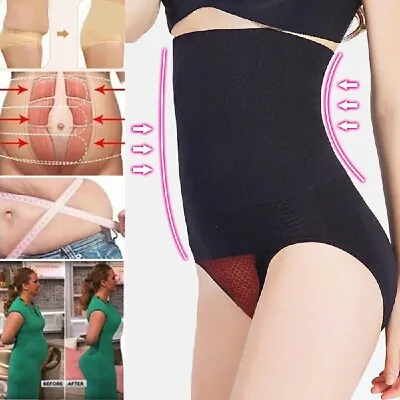£2.99 • Buy UK Womens Magic High Waist Slimming Knickers Briefs Firm Tummy Control Underwear