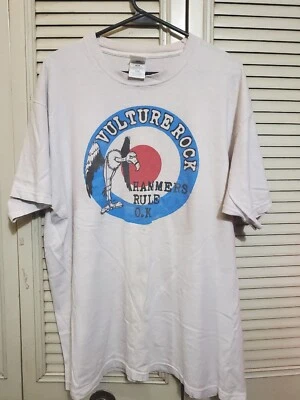 £14.83 • Buy Vtg Vulture Rock Records T Shirt Oi! Punk Street Rock Ska Skin Skinhead Skingirl