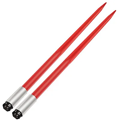 VEVOR 2Pcs Hay Bale Spear 49  4500 Lbs Capacity Spike Fork For Tractors Loaders • $144.99