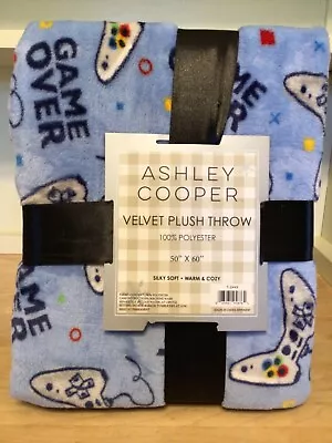 Ashley Cooper Plush  GAMER  Throw • $20