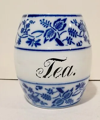 Vintage Blue White TEA Canister...Getmany • $9.99