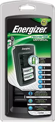 NEW Energizer Universal Rechargeable Battery Charger For AA AAA C D 9V Batteries • £24.39