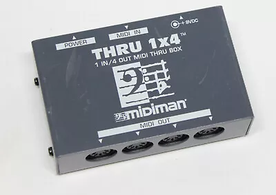 MIDIMan Thru 1x4 1 In/4-Out MIDI Thru Box 5 Pin Splitter • $34.99