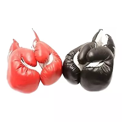 2 Pair 6 Oz Youth Boxing Gloves For Kids 1 Pair Black White 1 Pair Red White • $20.90