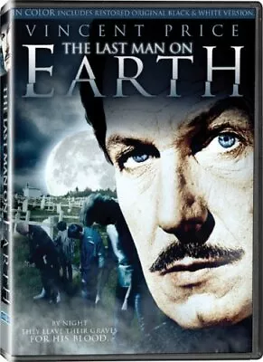 The Last Man On Earth DVD 2008 Vincent Price Sci-Fi New Sealed Restored B & W • $29.99