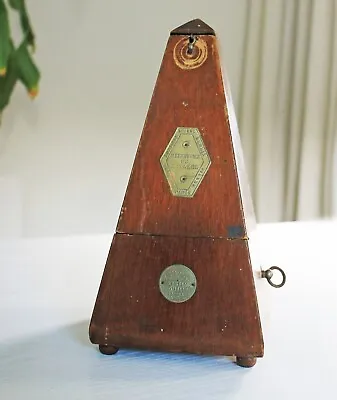 Vintage Maelzel Metronome Swiss First Quality E. Paillard & Cie Working Order • $235.40