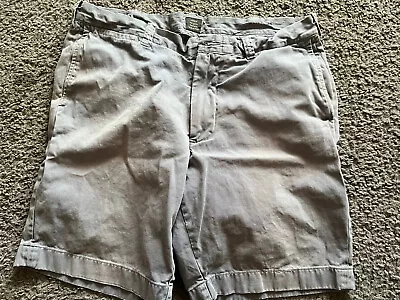 J. Crew Stanton Shorts Men’s Sz 36 Light Blue Grayish Cotton Twill 9” Inseam • $11.64