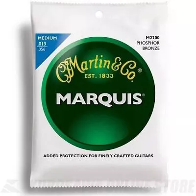 Martin M2200 Phosphor Bronze Med String Set  .013 - .056  New! • $13.95