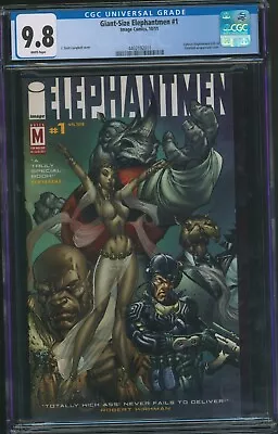 Giant-Size Elephantmen #1 CGC 9.8 J Scott Campbell Cover Image  2011 • $129.95