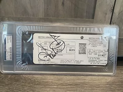 Ian Poulter Signed Boarding Pass PSA Slabbed • $125