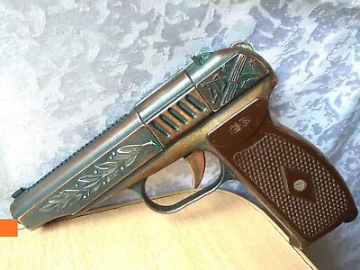 RARE Antique Vintage Soviet USSR Gun Model TOY Metal Model Pistol Military Old • £161.38