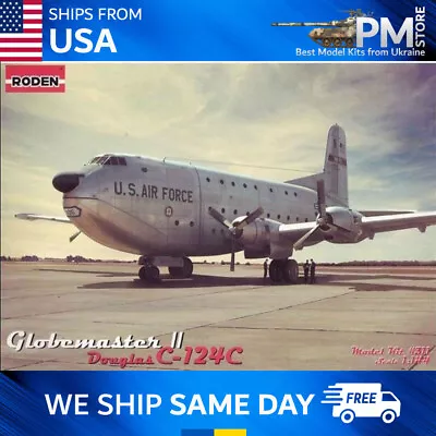 Roden 311 Douglas C-124C Globemaster II 1947 American Aircaft 1/144 Scale • $50.95