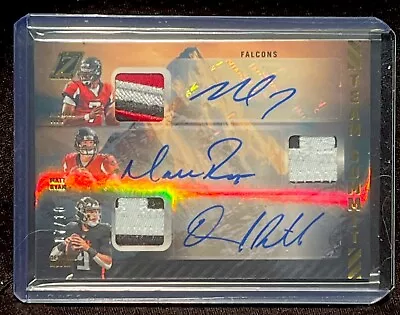 2023 Zenith Mike Vick/Matt Ryan/Desmond Ridder Gold Team Summit RPA Auto /10🔥 • $275