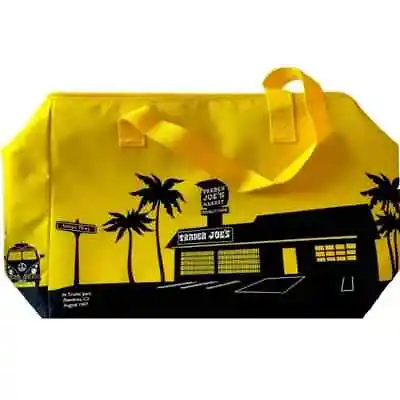 $26.95 • Buy Trader Joe's Insulated Reusable Shopping Bag 8 Gallons Yellow Tote Bag