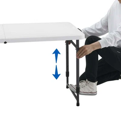 $41.90 • Buy Mainstays Folding Table - White Granite