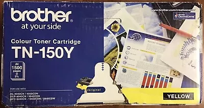 Brother TN150 Yellow Toner Cartridge For  MFC 9440CN 9450CDN MFC 9840CDW TN-150Y • $70