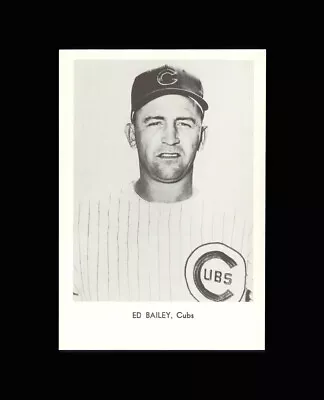 Ed Bailey 1965 Chicago Cubs Team Issue Picture Pack Photo - RARE - Gem Mint • $0.79
