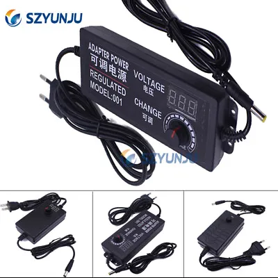 Adjustable Power Supply Chargers DC 1-36V AC100-240V Converter Adapter Switching • $6.82