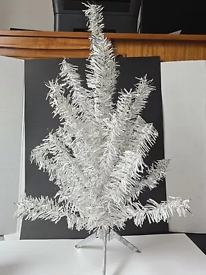 Vintage ASTRALITE Aluminum-Like Vinyl Christmas Tree Tabletop 30 ~Canada • $71.71