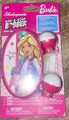 NIP Barbie Hide A Hook Bobber Fishing Kit Shakespeare Tackle Box Belt Clip Kids • $9.99