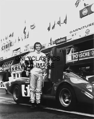 1971 Steve Mcqueen In Race Suit Lemans Auto Racing Photo Poster Ferrari Race Car • $16.96