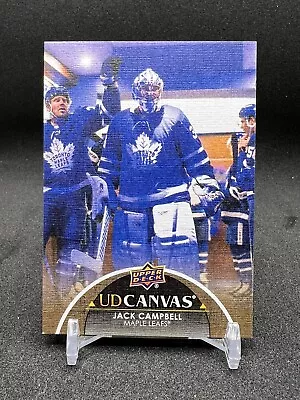 2021-22 UD Extended Series UD Canvas #C346 Jack Campbell - Toronto Maple Leafs • $3