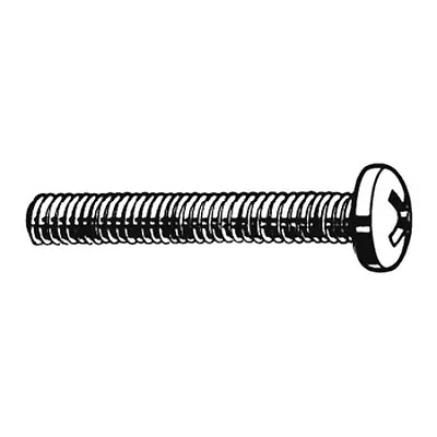 Zoro Select U51122.013.0050 #6-32 X 1/2 In Phillips Pan Machine Screw Plain • $3.95