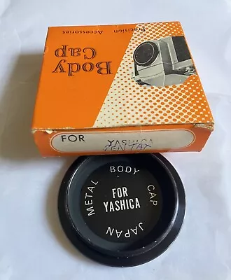 Vintage Boxed Metal Body Cap For Yashica Camera • £9