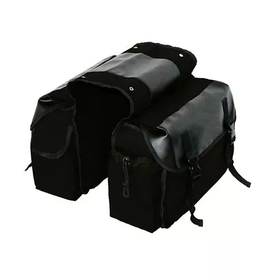 Universal Motorcycle Rear Tail SaddleBag Seat Saddle Bag Luggage Tool Waterproof • $41.30