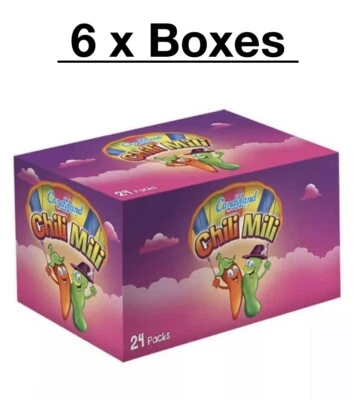 £19.90 • Buy Chilli Milli Jelly X 24 Packs X 6 Boxes Famous Chilli Sweet Well Known Worldwide