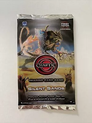 Chaotic TCG Silent Sands First Edition Booster Pack CCG Art2 New! • $15