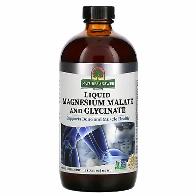 Liquid Magnesium Malate And Glycinate 16 Fl Oz (480 Ml) • $16.32