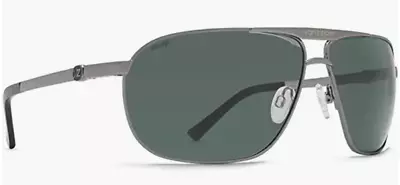 NEW Von Zipper Skitch Sunglasses-Charcoal Gloss-Vintage Grey Wildlife Polarized • $159.99