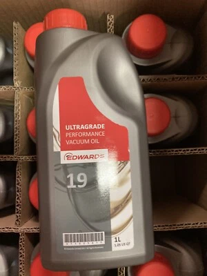 $26.99 • Buy Edwards 19 Ultragrade Performance Vacuum Pump Oil 1 Liter H11025015 New Sealed