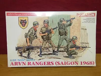 Dragon Models 1/35th Scale ARVN Rangers Saigon 1968 Figure Set No. 3314 **New** • $22.95
