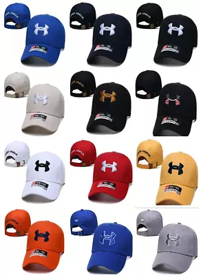 New Under Armour Baseball Cap Sport Adjustable Mens Womens Golf Hat One Size • £13.80