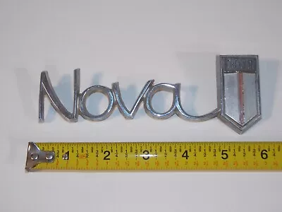 Vintage 1966 67 Chevrolet Chevy II Nova Car Vehicle Script Emblem Badge 4548122 • $25