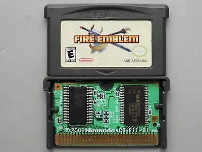 Fire Emblem For Nintendo Game Boy Advance *100% ORIGINAL* NEW BATTERY GameBoy • $199