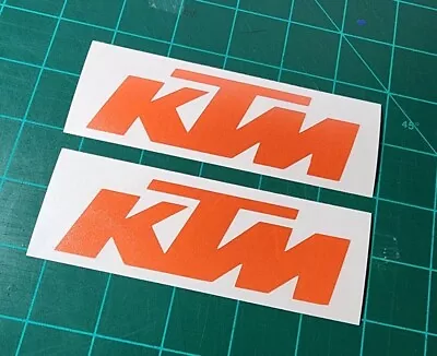 KTM Solid Decal Sticker Pick A Size And Color. TRACKED & INSURED • $5.99