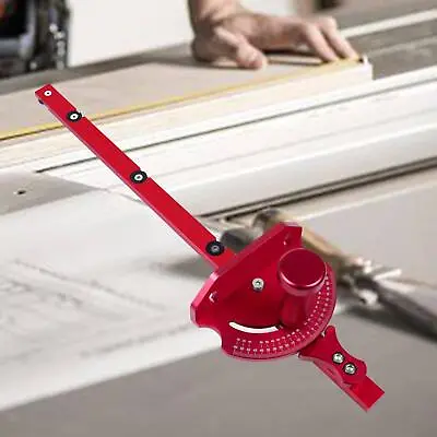 Woodworking Table Saw Miter Gauge Wear Resistant Aluminum With Fence Bracket • $85.50