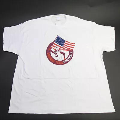 Virginia Tech Hokies Port & Company Short Sleeve Shirt Men's White New • $12.99