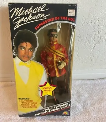 Michael Jackson SUPERSTAR OF THE 80S DOLL - American Music Awards Outfit W/ Box • $34.99