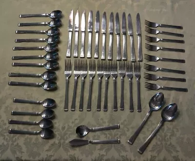 46 Piece Lot MSE Martha Stewart Stainless Flatware Incl Serving Pieces! • $44.10