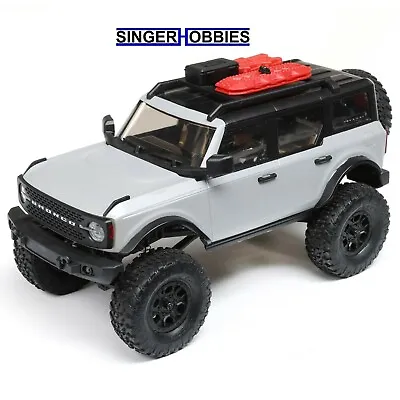 AXIAL AXI00006T2 GREY 1/24 SCX24 2021 Ford Bronco 4WD RC Truck Brushed RTR HH • $129.99