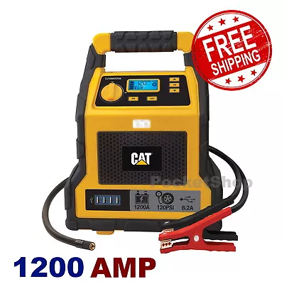 CAT 1200 Amp Car Jump Starter & Air Compressor Professional Grade Power Station  • $189.95